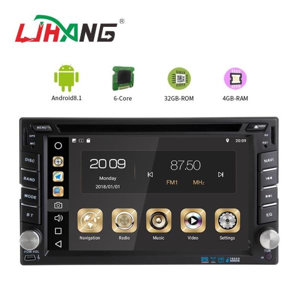 Cheap Android 8.1 Universal Car DVD Player With USB SD SWC FM TV Function for sale