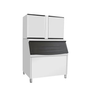 China Voltage 380V LZ-1500 Large Ice Machine Maker Water Cooling Ice Cube Maker And Storage on sale