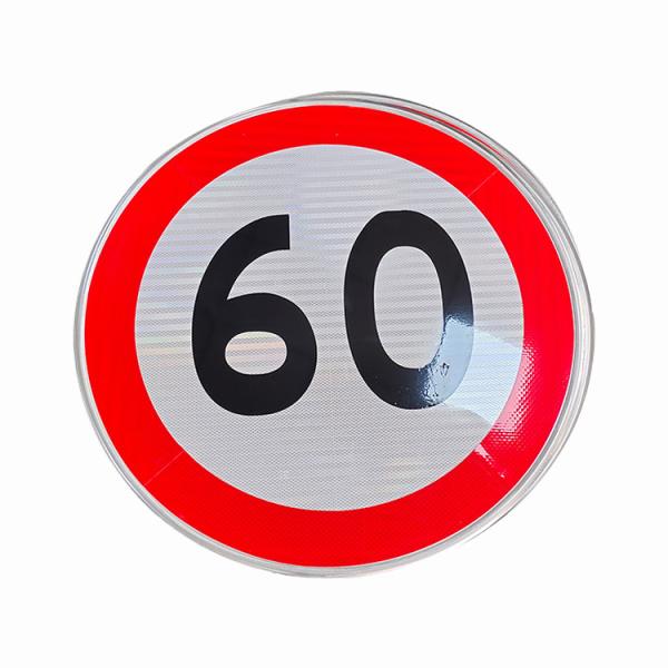 Cheap Speed Limit Retro Reflective Signs Stop Traffic Symbol Round shape for sale