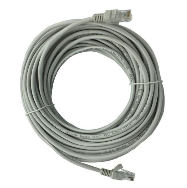 Cheap Round Rj45 Cat5e Patch Cord Ethernet Network Cable 3M Gray for sale