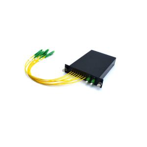 UNIFIBER 1x8 PLC Splitter LGX Module LC/APC Connectors For CATV FTTx PON Solutions