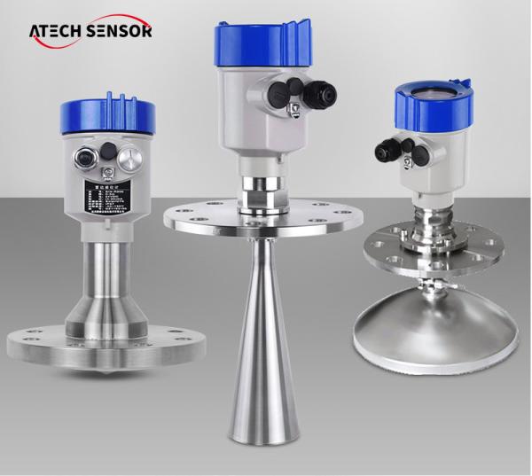 Cheap Flange Non Contact Radar Oil Level Sensor Transmitter Range Configuration for sale