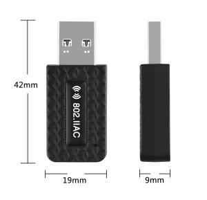 400Mbps 2.4 GHz USB Wifi Dongle XHT6B14 Realtek 8812BU