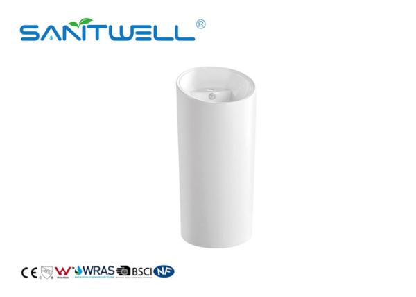 Cheap China Supplier Ceramic Pedestal Hand Wash Basin SP-018 Good Model White Color CE Certification for sale