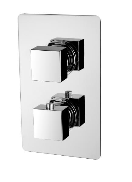 Cheap Standard Thermostatic Bath Mixer With Chrome Finish For Public Restroom T8563 for sale