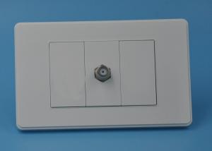 High Grade Tv Satellite Socket , Wall Mounted Tv Sockets Easy Installation