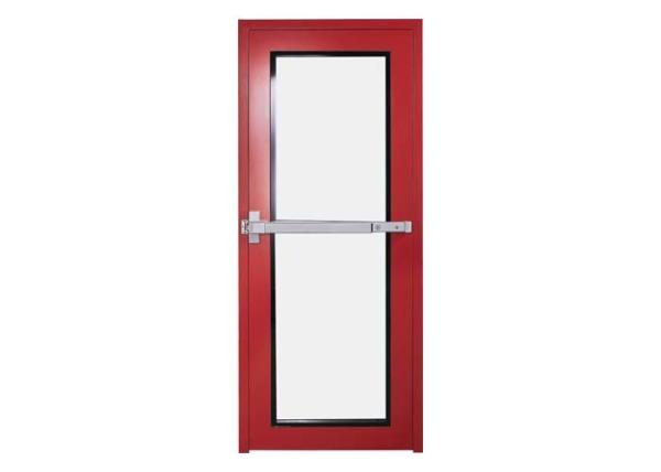 Cheap GMP Standard Metal Emergency Exit Door Single Leaf Design With Security Locks for sale