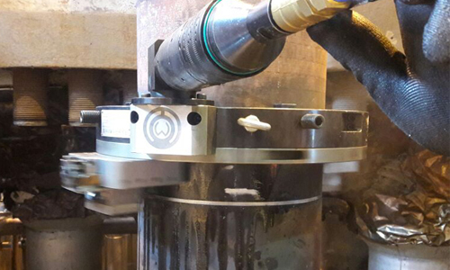 Clamshell Pipe Cold Cutting And Beveling Machine Automatic Feed 2KW Power