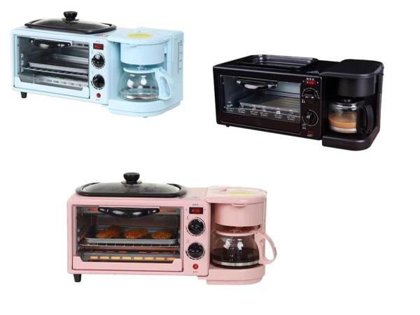 Cheap Multifunctional Breakfast Maker Drip Coffee Maker Frying Pan and Oven 4-in-1 Machine for sale