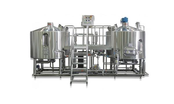 Cheap Two Vessel Brewing 5BBL Automated Beer Brewing System SS304 For Beer Production for sale