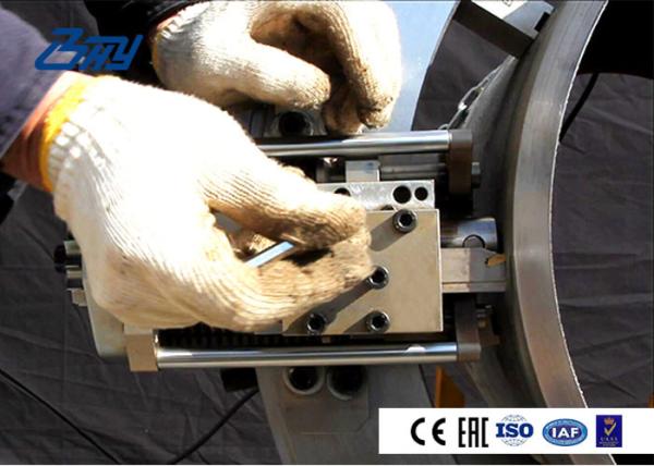 Automatic Feed Cold Pipe Cutting and Beveling Machine, Portable and Split Frame