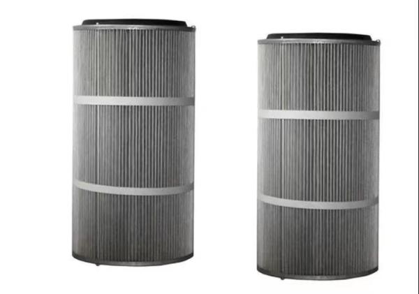 Cheap Polyester Anti Static Filter Cartridge Pleated , 20 Micron Filter Cartridge for sale