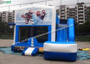 Best 6 in 1 Wet And Dry Slide Inflatable Combo With Theme Panels For Children wholesale