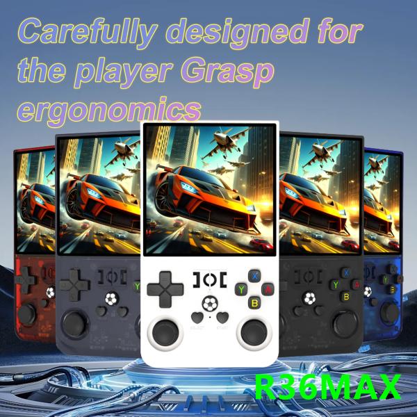 Cheap R36 max 4'' TV Classic Portable handheld open source retro game console for GBA arcade 30+ emulators for sale