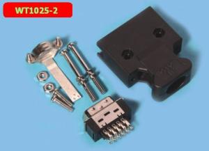 China SPCC Nickel Plating IC Socket Connector WT1025-2 SCSI Male Connector Screw Locking on sale