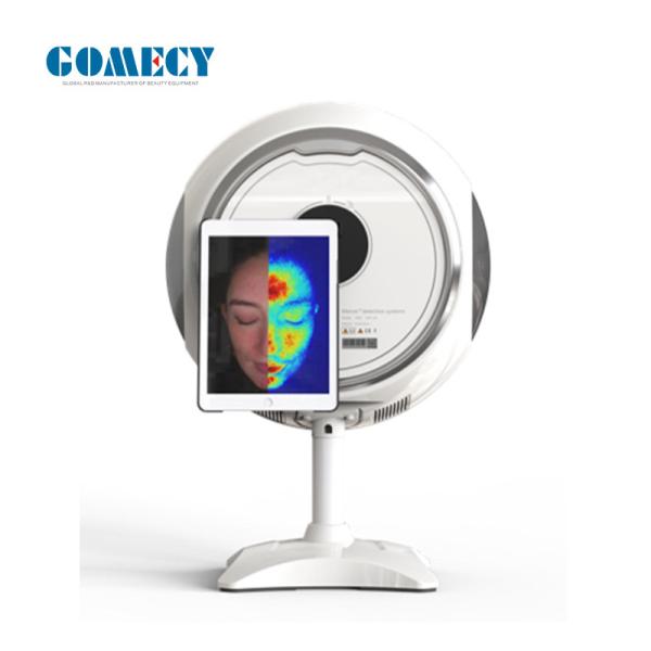 Cheap GOMECY Magic Mirror Face Skin Test Machine Analyzer Skin Scanner Skin Analysis With Pad for sale