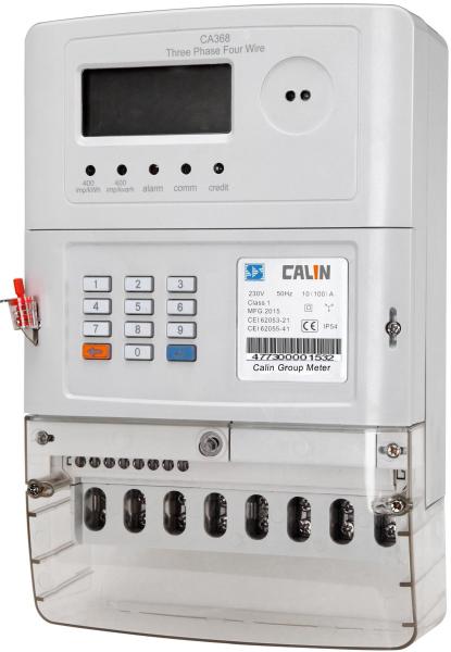 Cheap Three Phase STS Keypad Prepaid Meters With Bs Mounting  GPRS Communication for sale