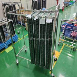 China esd pcb plates PCB storage magazine rack cart trolley on sale