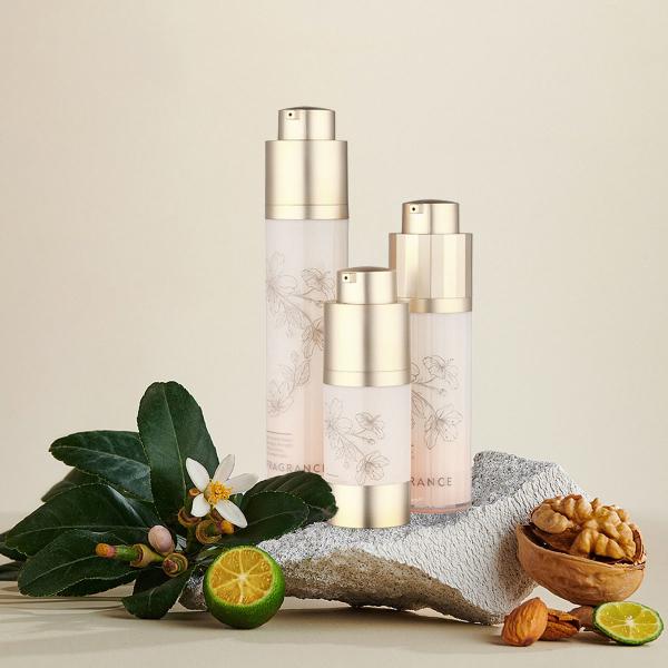 Cheap 15ml 30ml 50ml Airless Travel Bottles / Empty Foundation Bottle With Pump for sale