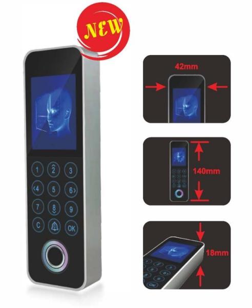 Cheap Slim Door Fingerprint Access Controller Linux System 2 Inch Touch Less Screen for sale