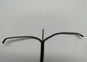 Bow Type Optical FTTH Drop Cable With Tight Buffer Fiber , Service Drop Cable