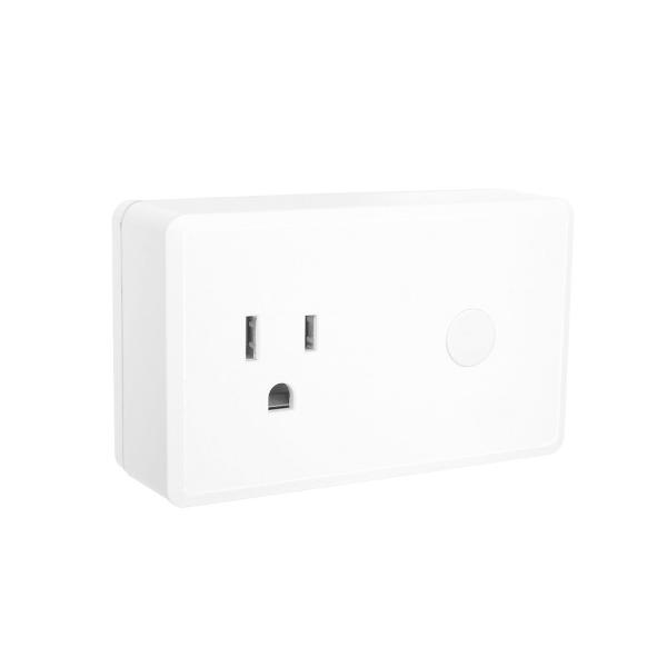 Cheap Smart Home Tuya App Controlled Plug Socket , US 15A Amazon Alexa Smart Plug for sale