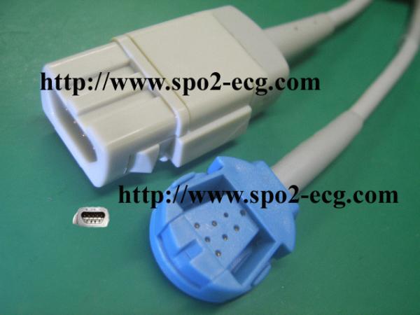 Cheap Hospital DB 9 Pin Extension Cable For GE Ohmeda Sensor 12 Months Warranty for sale