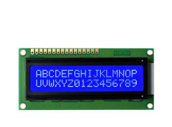 Cheap Character LCD Module Display 80.0x36.0x14.5 Outline With Yellow Green LED Backlight for sale