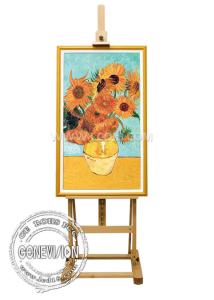 Best 32&quot; to 55&quot; Floorstanding Touch Screen Advertisements Display Android LCD Digital Art Frame for Museum wholesale