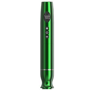 China Green Color Wireless Permanent Makeup Machine , 800mAh Cordless PMU Machine on sale