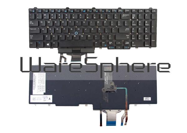 Cheap Dell Latitude E5550 Precision 17 7710 Laptop Internal Keyboard 383D7 0383D7 With Stick Pointer for sale