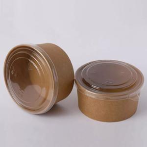 Best Disposable Kraft Paper Bowl For Salad Or Rice wholesale