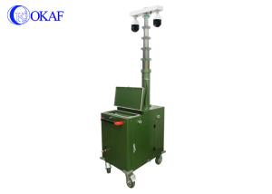 China CCTV Camera PTZ Control Mobile Sentry Surveillance Trailer on sale