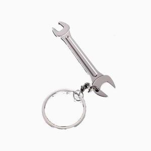 China Custom personalize multi function alloy made mini tool wrench bottle opener with steel key key ring, blank engrave logo on sale