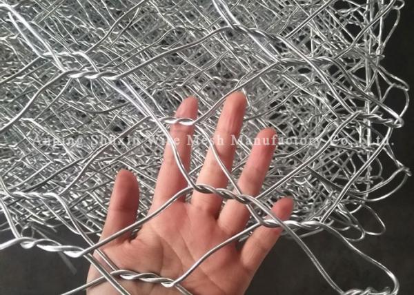 Cheap Protect Ecological Environment Hexagonal Gabion Basket 4.0mm Heavy Galvanized for sale