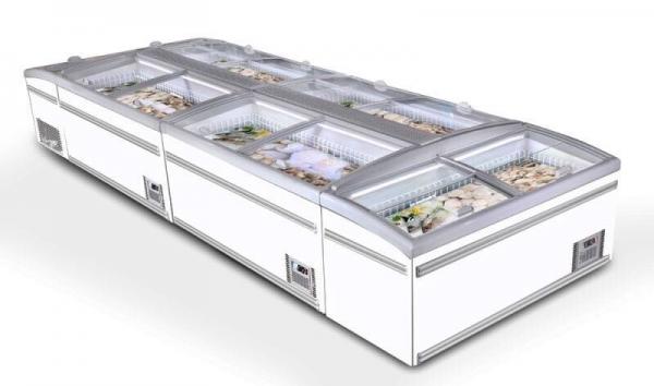 Cheap Automatic Defrost Supermarket Island Freezer CFC Free Refrigerant High Efficiency for sale