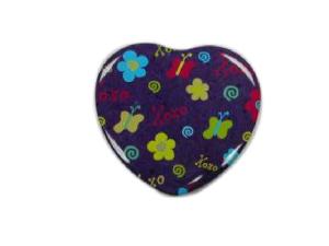 Durable Heart Shaped Tin Box For Decoration OEM Service Accepted