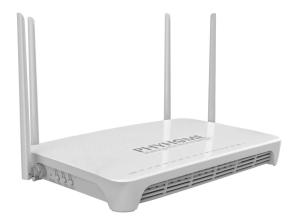 China GPON ONT 4GE 1FXS 2.4G 5G WiFi ONU Optical Network Unit FHR2411GKB on sale