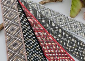 Durable Decorative Elastic Ribbon , Customized Color Elastic Ribbon Bands