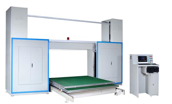 Cheap Horizontal CNC Foam Cutting Machine With Oscillating Blade For Special Shape Foam for sale