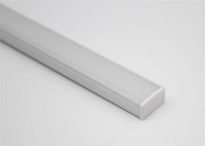 China 17*07mm LED Aluminum Profile Lighting Diffuser For Flexible High Power LED Bars on sale