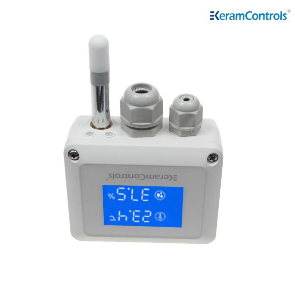 Cheap Air Duct Mounted Temperature Humidity Transmitter Digital Output for sale