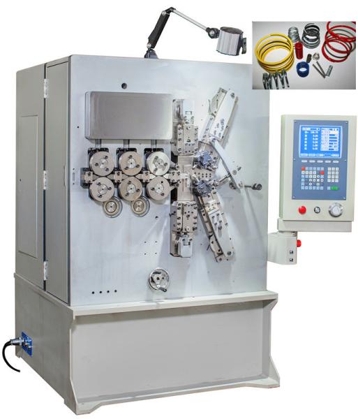 Cheap 2.00 - 6.00mm Five Axis CNC Coil Spring Machine With Servo Motion System for sale