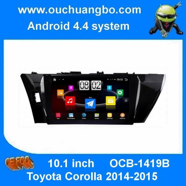 Cheap Ouchuangbo car radio in dash gps navigation for Toyota Corolla 2014-2015 support big screen pure android 4.4 system for sale