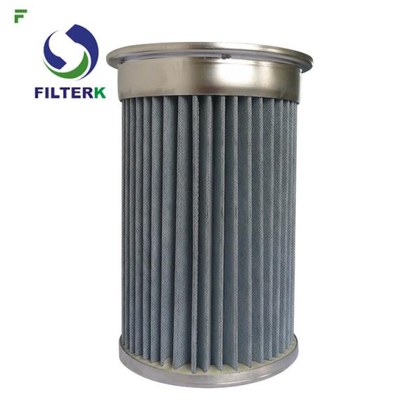 Cheap Replacment 0112310 Piab Pleated Cartridge Filter Element For Vacuum Conveyors Polyester PTFE Material for sale