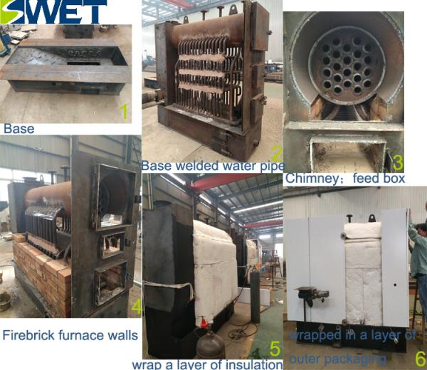 Reliable performance wood fired high pressure steam woodchip boiler for textile industry