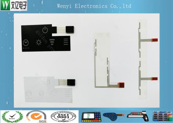 Cheap ITO Conductive Capacitive Touch Sensor Switch Membrane Flexible Circuit for sale