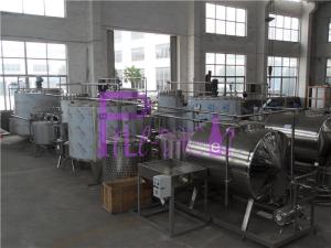 China SUS 304 Juice Processing Equipment steam heating mixing line on sale