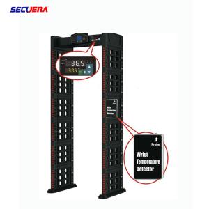 Non Contact Walk Through Temperature Scanner Wrist Temp Detector 18 Zones Customizable