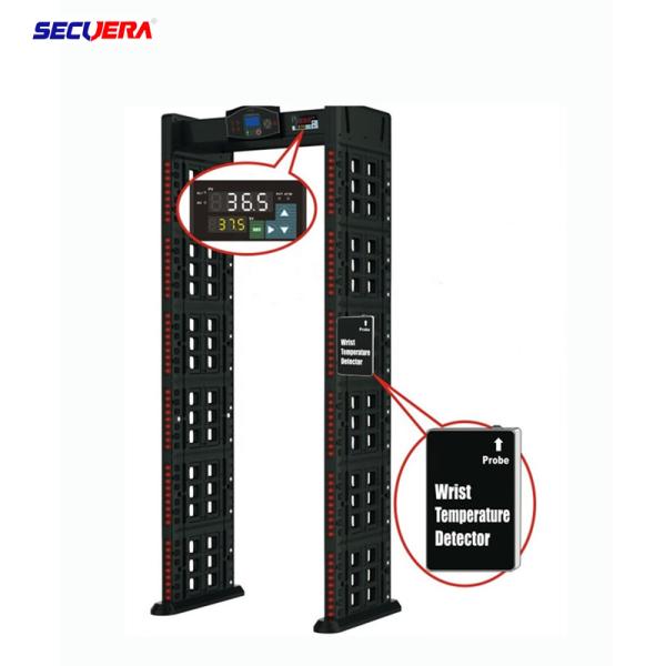 Cheap Non Contact Walk Through Temperature Scanner Wrist Temp Detector 18 Zones Customizable for sale